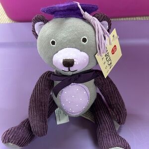 Carlton Cards Purple Graduation Collectable Teddy
